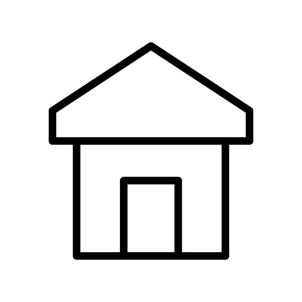 主页图标矢量模板插图设计图片下载