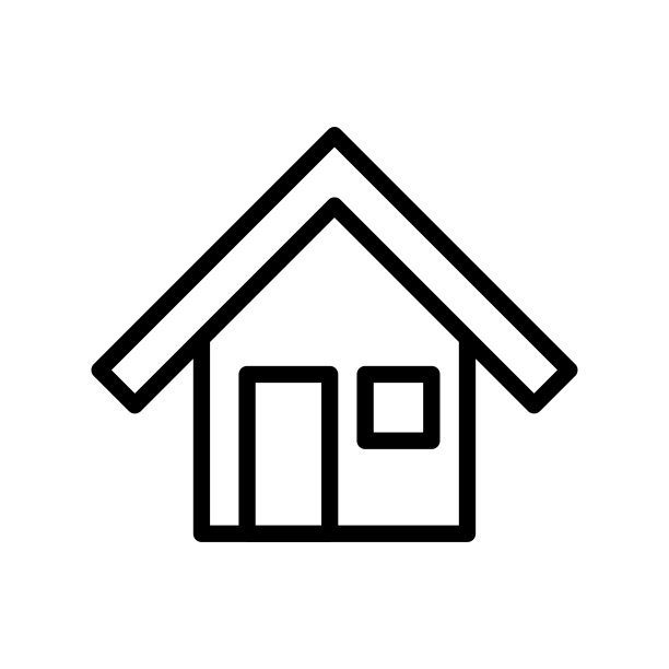 主页图标矢量模板插图设计图片下载