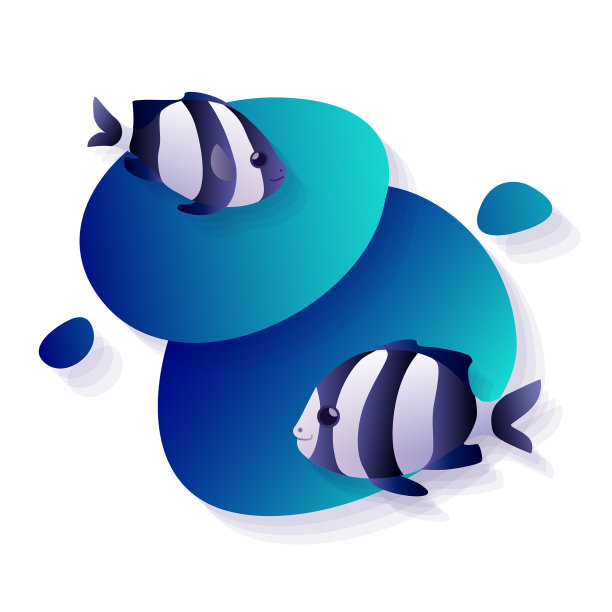 鱼的旗帜图片下载