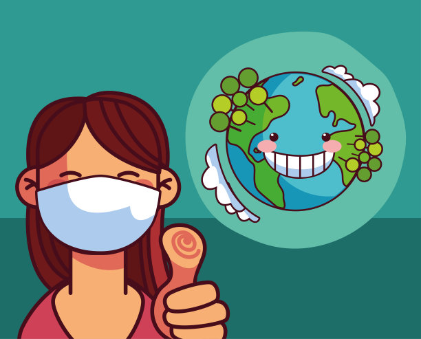 行星、地球和女人的卡片图片下载