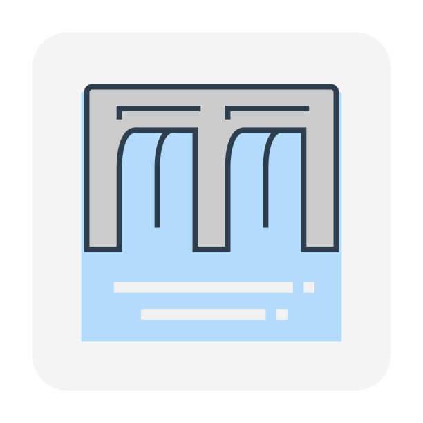 大坝图标黑图片下载