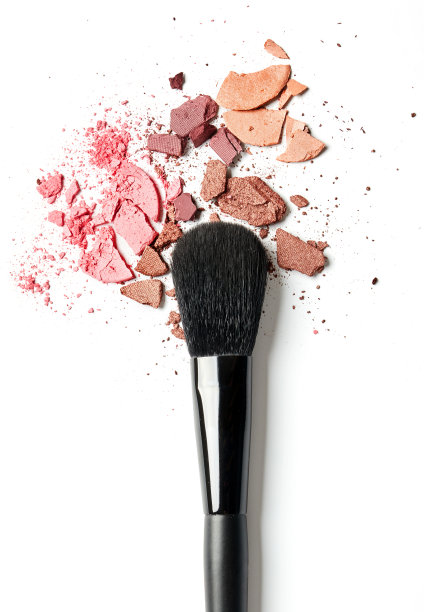 眼影和化妆刷图片下载