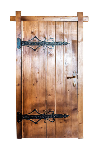 老木门上白色图片下载