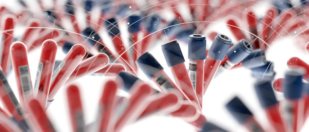 血液检测瓶形成dna模式技术测试图片下载