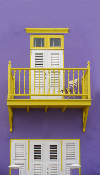 黄色阳台图片下载