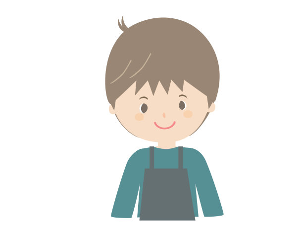 穿围裙的年轻人图片下载