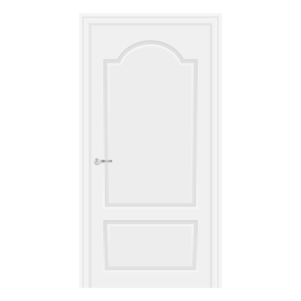 白色的门。家国内室内图片下载