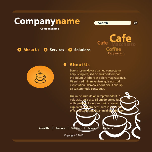 一页网站模板图片下载