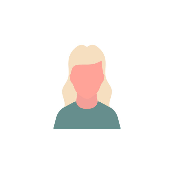 女性人物肖像概念图标图片下载