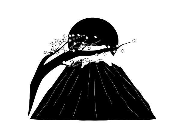 富士山矢量图图片下载