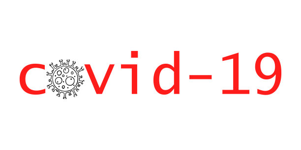 红色标题，手绘冠状病毒分子图标。在涂鸦风格，轮廓孤立在白色的背景。元素海报，社交媒体横幅，贴纸，标志。矢量图图片下载
