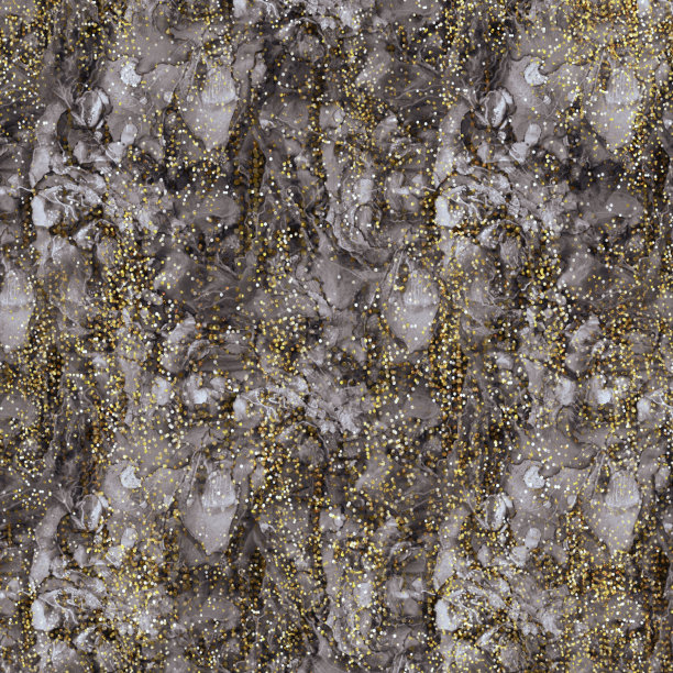 大理石无缝图案与黄金闪光。抽象液体水彩和油墨背景纹理。流线型复古时尚设计。彩色时装绘画插图墙纸图片下载