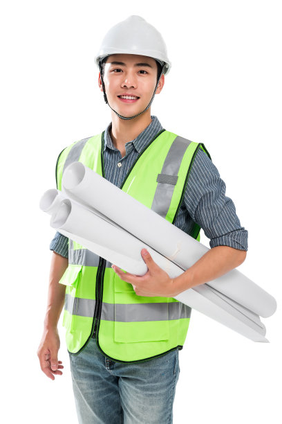 戴着安全帽的工程师图片下载