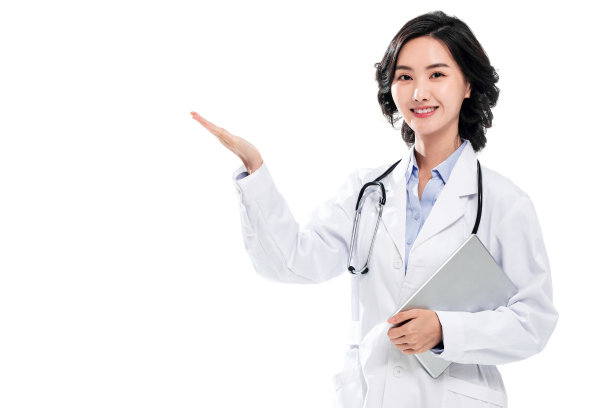 青年女医生肖像图片下载