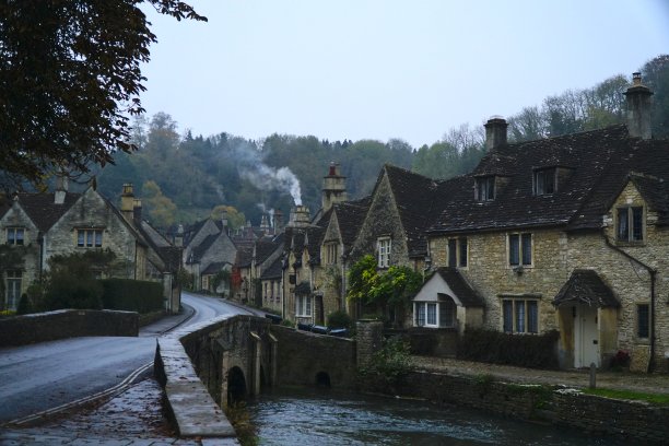 科斯沃尔德城堡的黄昏图片下载