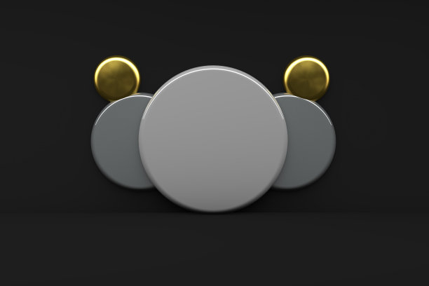 3d渲染极简抽象背景墙原始几何图形图片下载