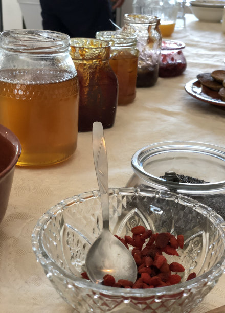 枸杞浆果葡萄牙健康早餐图片下载