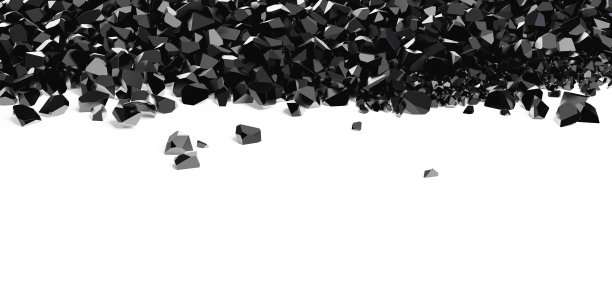 黑色宝石石背景3D渲染图片下载