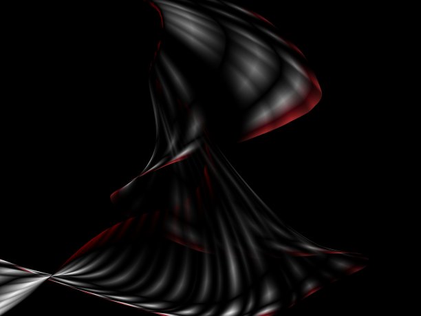 抽象插图的彩色爆发波在黑暗的背景图片下载