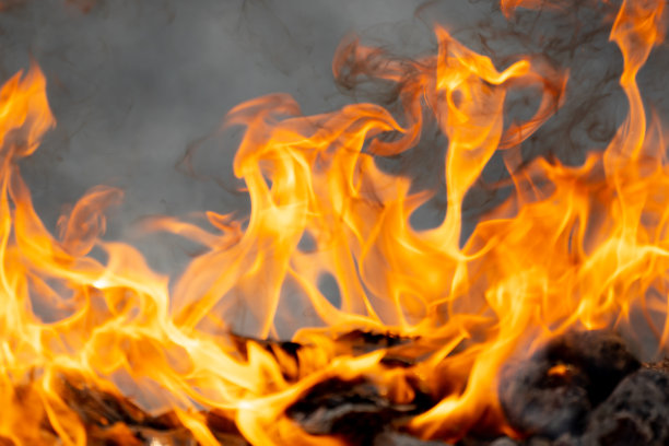 火焰燃烧的背景发光图片下载