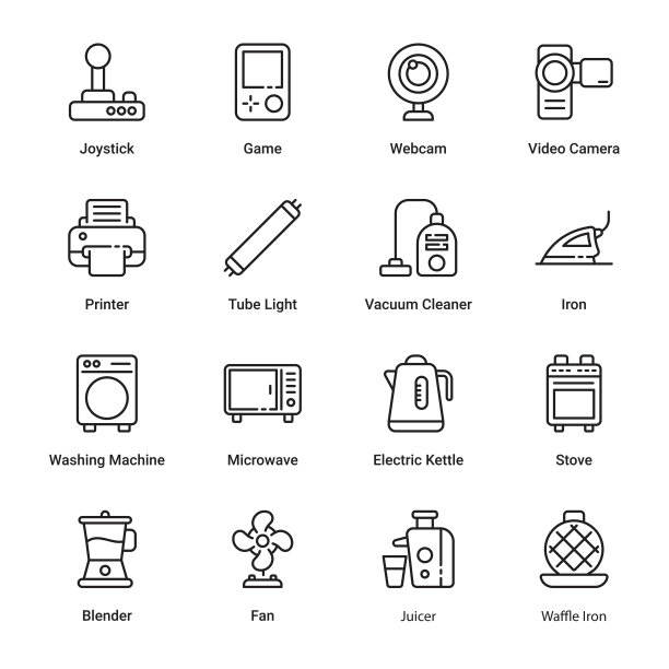 电子产品和家用电器图片下载