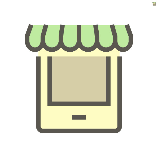 在线商店矢量图标设计，用于购物平面设计元素，48X48像素完美，可编辑笔触。图片下载