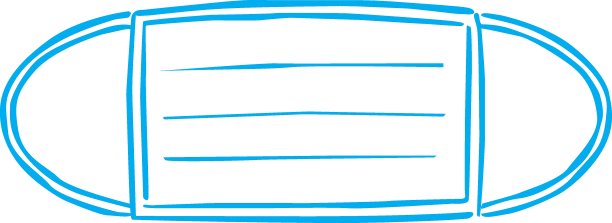 安全呼吸面罩冠状病毒。工业安全口罩、防尘口罩和医用呼吸口罩。医院或污染保护口罩。——矢量图片下载