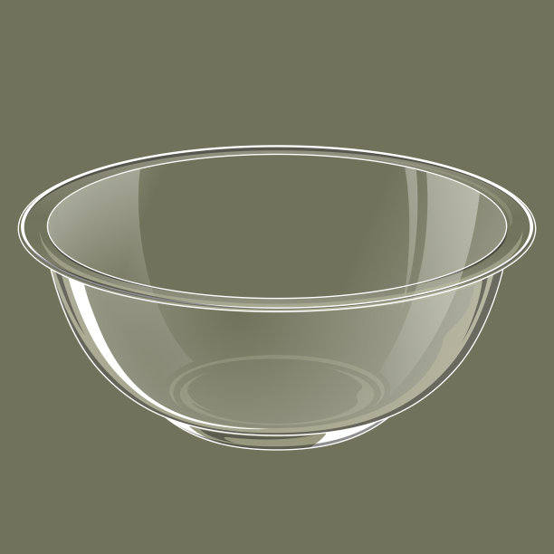 玻璃碗层，易于使用和输入艺术品隔离图片下载