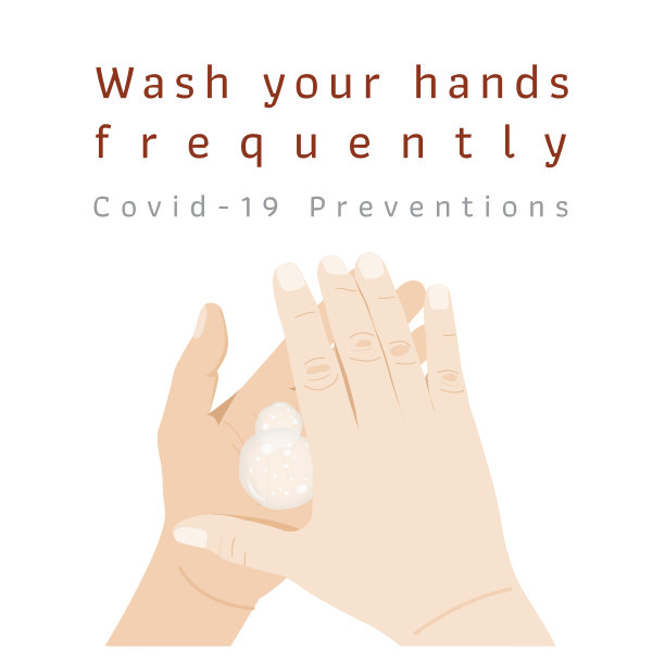 如何通过勤洗手预防COVID-19图片下载