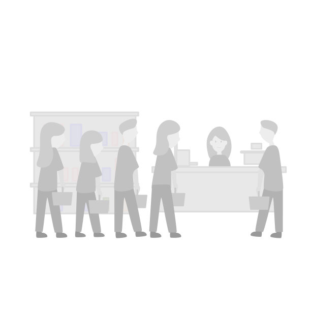 在商店排队的人用包商店购物图片下载