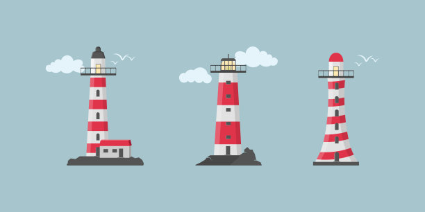 大灯塔。图片下载