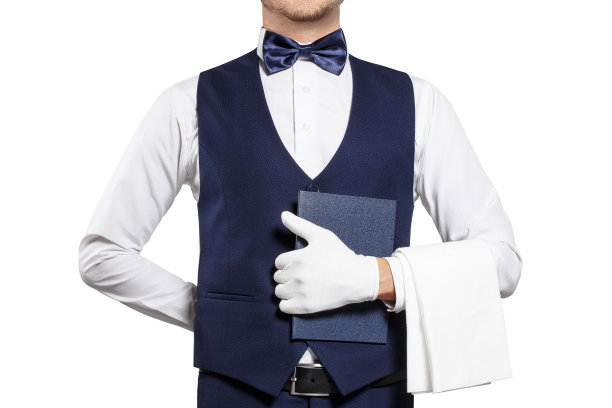 服务员在白图片下载