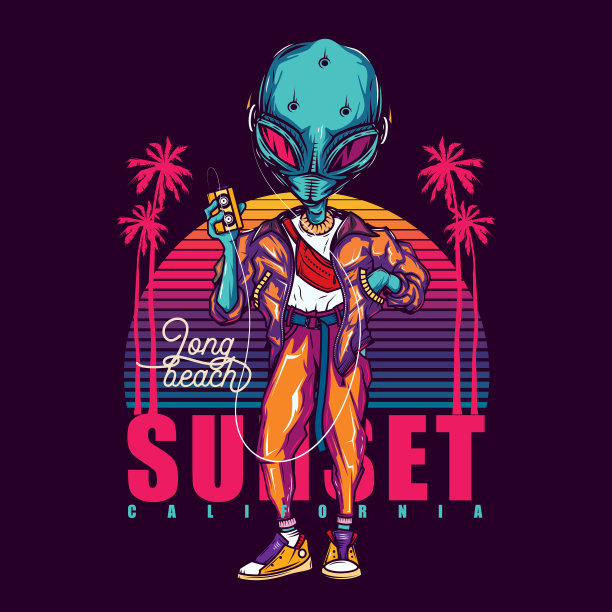 矢量插图的外星人。图片下载