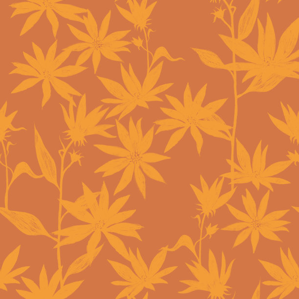 植物无缝模式图片下载