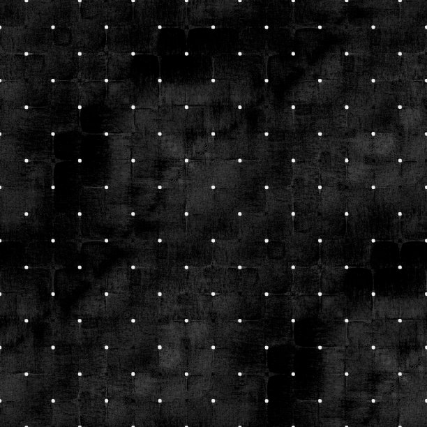 水彩抽象几何黑天鹅绒条纹格子无缝图案与白色圆点图片下载