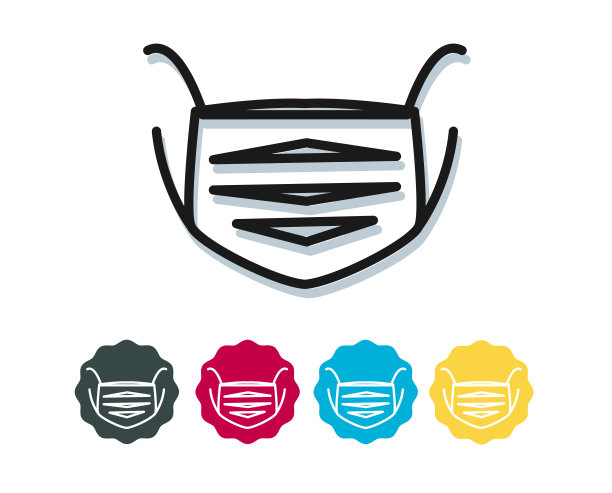 口罩-个人防护设备-图标图片下载