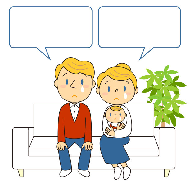 三家人在沙发上哭插图三家人在沙发上哭的插图图片下载