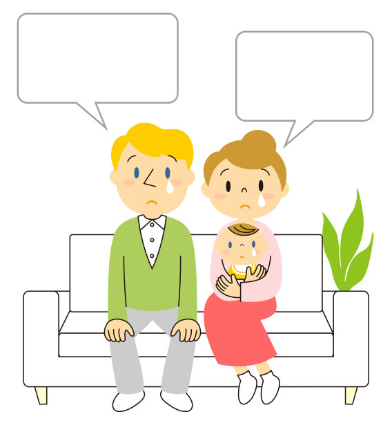 三家人在沙发上哭插图三家人在沙发上哭的插图图片下载