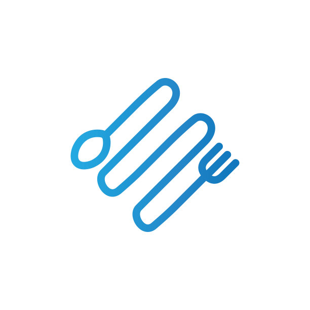 食物图标和符号矢量插图图片下载