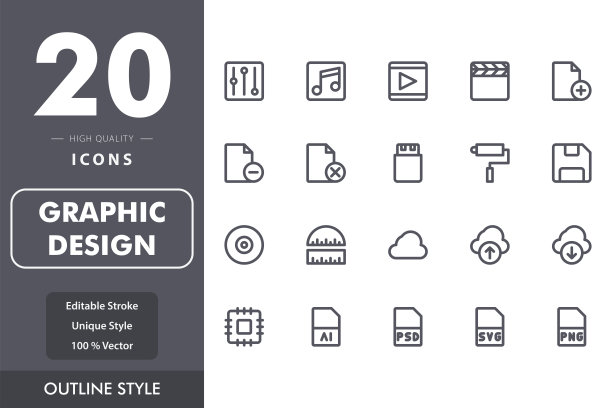 图形设计图标包孤立的白色背景。为你的网站设计，标志，应用程序，UI。矢量图形插图和可编辑的描边。每股收益10。图片下载