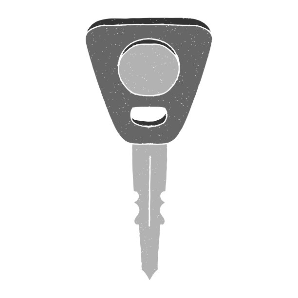 手绘汽车钥匙矢量设计图片下载