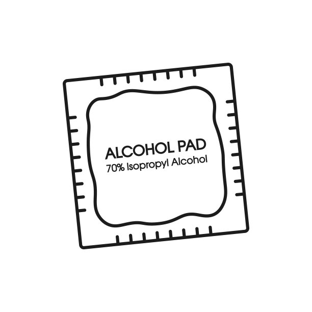 酒精擦拭图标。抗菌配方图片下载