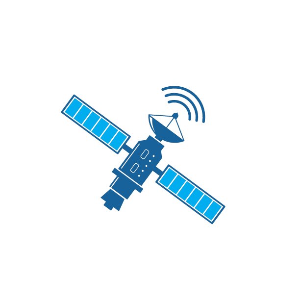 卫星矢量图标插图设计图片下载