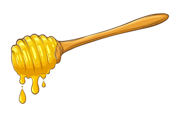蜂蜜蘸蜂蜜勺图片下载