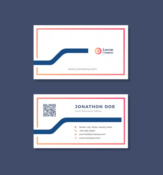 公司专业名片设计|访问卡|个人联系卡设计图片下载