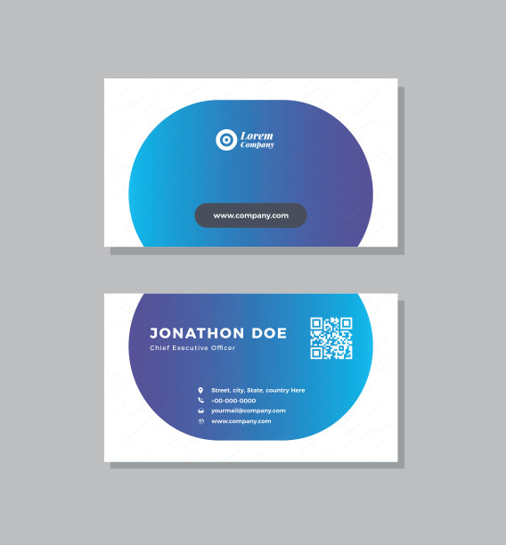 公司专业名片设计|访问卡|个人联系卡设计素材图片