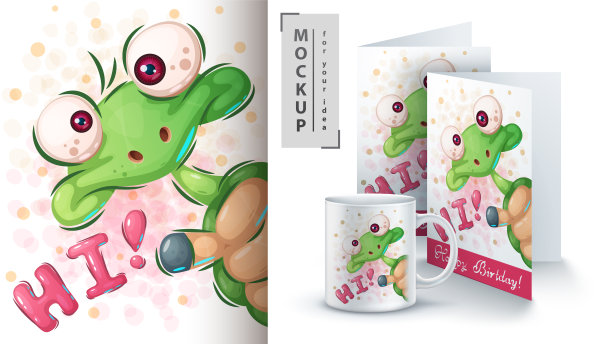 嗨，海龟海报和商品图片下载