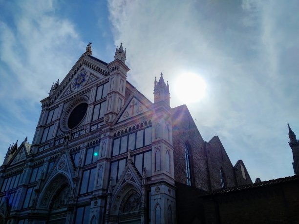 意大利佛罗伦萨的圣十字教堂图片下载