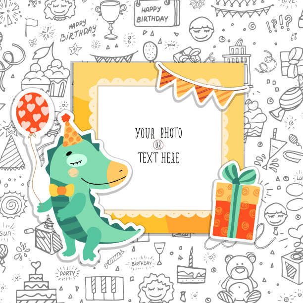 模板矢量相框图片下载