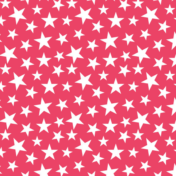 白色闪烁的星星无缝模式向量图片下载